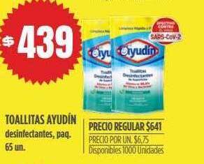 Supermercados Vea Toallitas ayudín oferta