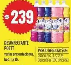 Supermercados Vea Desinfetante poett oferta