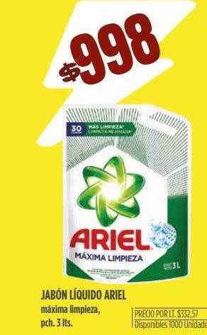 Supermercados Vea Jabón líquido ariel oferta