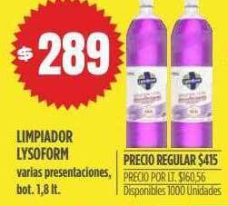 Supermercados Vea Limpiador lysoform oferta
