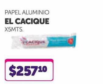 La Gallega Supermercados Papel aluminio el cacique oferta