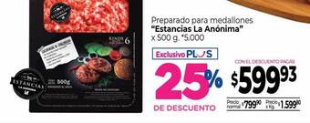 La Anonima Preparado para medallones oferta