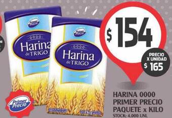 Supermercados Malambo Harina 0000 primer precio paquete oferta