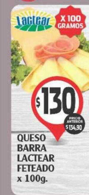 Supermercados Malambo Queso barra lactear feteado oferta