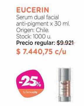 Farmacity Eucerin serum dual facial anti-pigment oferta