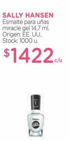 Farmacity Sally hansen esmalte para uñas miracle gel 14.7 ml oferta
