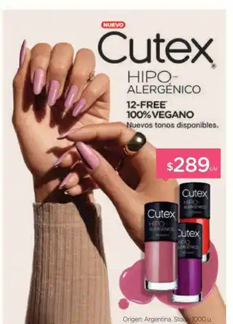 Farmacity Cutex hipo-alergénico oferta