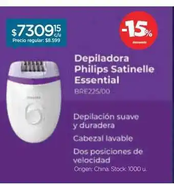 Farmacity Depiladora philips satinelle essential -15% descuento oferta