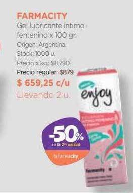 Farmacity Farmacity gel lubricante intimo femenino oferta