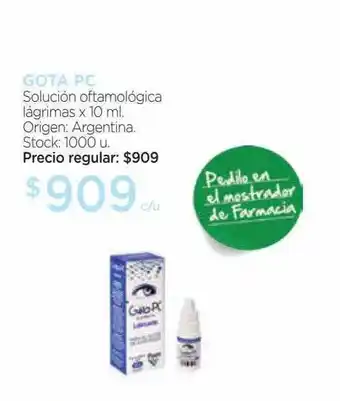 Farmacity Gota pc solución oftamológica lágrimas oferta