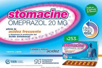 Stomacine omeprazol 20 mg