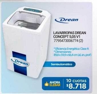 Punto Blu Lavarropas drean concept 5.05 v1 oferta