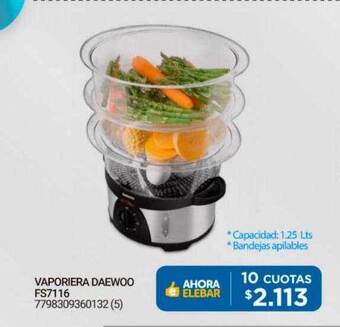 Punto Blu Vaporiera daewoo fs7116 oferta