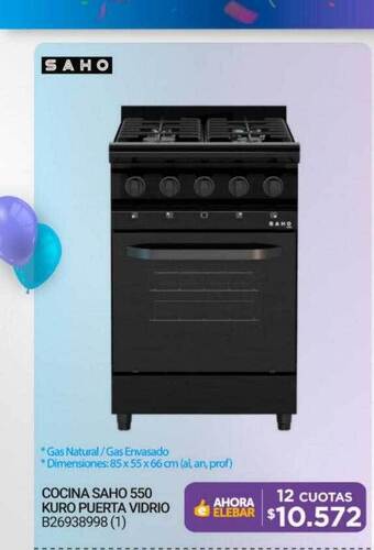 Punto Blu Cocina saho 550 kuro puerta vidrio oferta