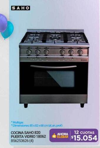 Punto Blu Cocina saho 820 puerta vidrio 18062 oferta