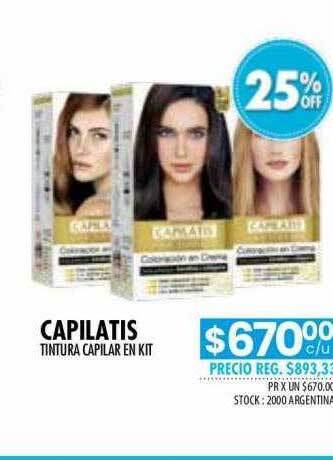 Pigmento Capilatis tintura capilar en kit oferta