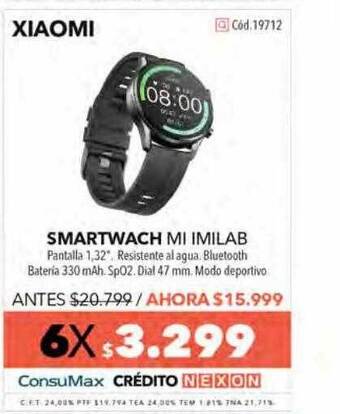Nexon Smartwach mi imilab xiaomi oferta