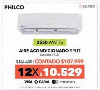 Nexon Aire acondicionado split philco oferta