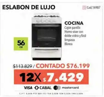 Nexon Eslabon de lujo cocina oferta