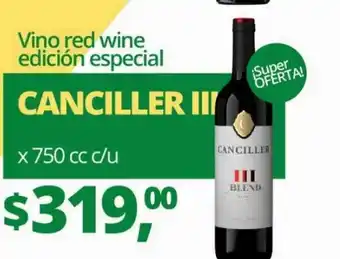 Supermercados A Granel Vino red wine edición especial canciller iii oferta