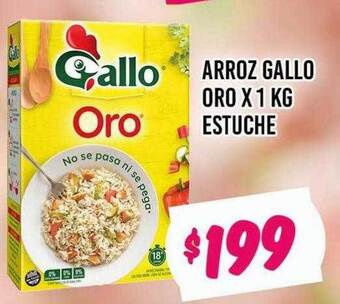 Supermercados Zeta Arroz gallo oro oferta