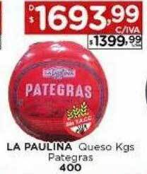 Hipermay La paulina queso pategras oferta