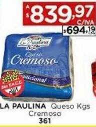 Hipermay La paulina queso cremoso oferta