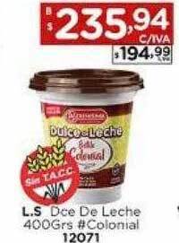 Hipermay L.s dce de leche colonial oferta