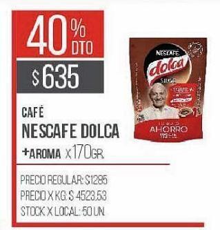 Disco Cafe nescafé dolca 170g oferta