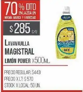 Disco Lavavajillas magistral 500ml oferta