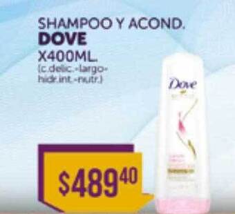 La Gallega Supermercados Shampoo y acond dove x400ml oferta