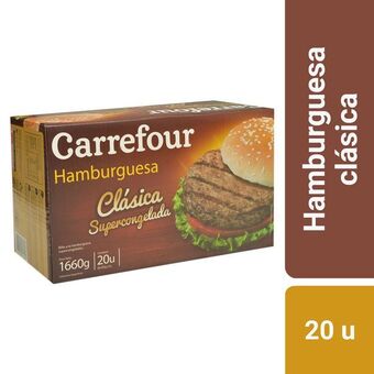 Carrefour Hamburguesa carrefour clásica 20 u. oferta