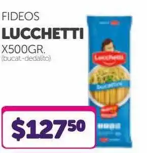 La Gallega Supermercados Fideos lucchetti x500gr bucat dedalito oferta