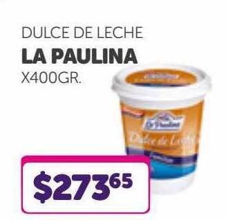 La Gallega Supermercados Dulce de leche la paulina x400gr oferta