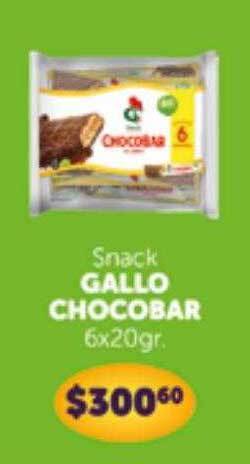 La Gallega Supermercados Snack gallo chocobar oferta