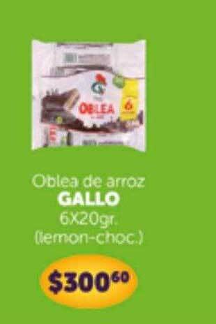 La Gallega Supermercados Oblea de arroz gallo oferta