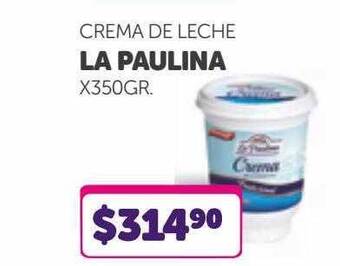 La Gallega Supermercados Crema de leche la paulina oferta