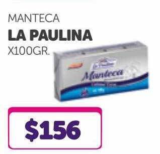 La Gallega Supermercados Manteca la paulina x100gr oferta
