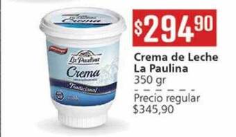 Supermercados Aiello Crema de leche la paulina oferta