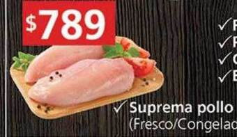 Supermercados Aiello Suprema pollo oferta