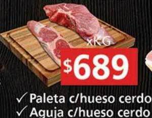 Supermercados Aiello Paleta c hueso cerdo aguja c hueso cerdo oferta