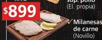 Supermercados Aiello Milanesas de carne novillo oferta