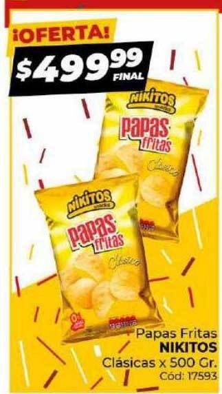 Diarco Papas fritas nikitos clásicas oferta