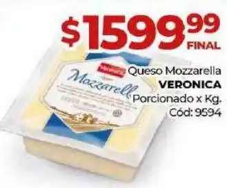 Diarco Queso mozzarella veronica porcionado oferta