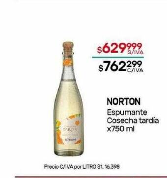 Nini Mayorista Norton espumante cosecha tardía oferta