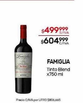 Nini Mayorista Famiglia tinto blend oferta