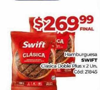 Diarco Hamburguesa swift clásica doble plus oferta