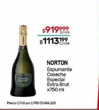 Nini Mayorista Norton espumante cosecha especial extra brut oferta