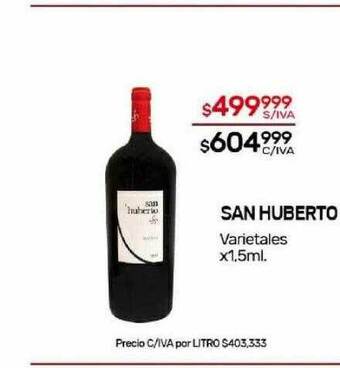 Nini Mayorista San huberto varietales oferta