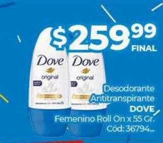 Diarco Desodorante antitranspirante dove femenino roll on oferta